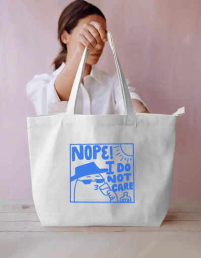 Everyday Large Tote Bag - I Don't Care